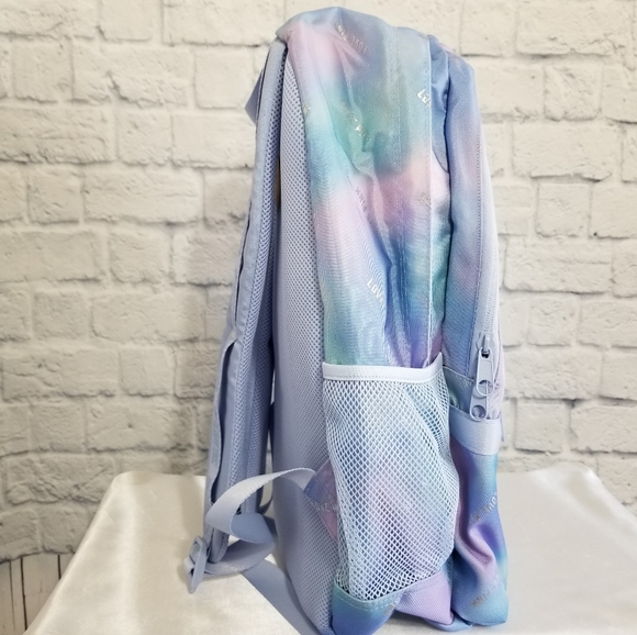 PINK Victoria's Secret Tie Dye Collegiate Backpack Bag Logo Full Size New - Picture 10 of 16